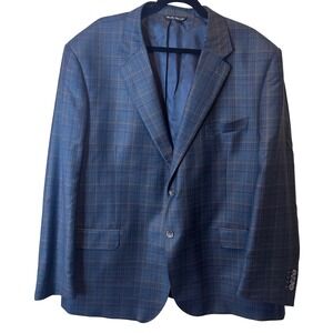 Barocci REDA‎ 50R Milano Wool Plaid Blazer Jacket Italian Men